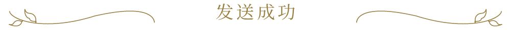 发送成功