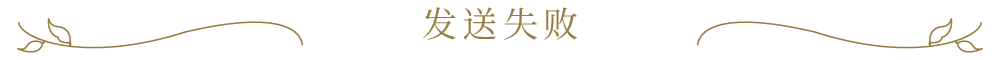 发送失败